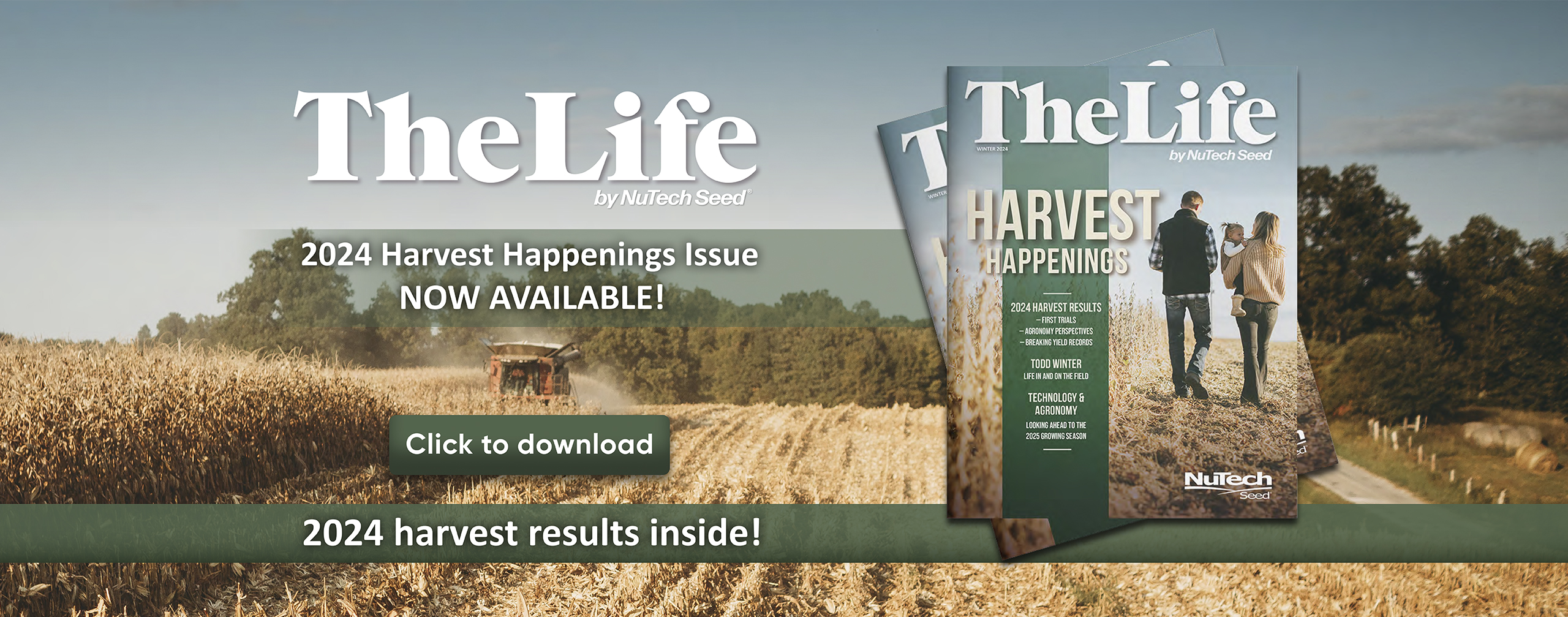 2024 Harvest Issue Banner